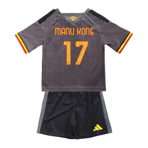 AS Roma Manu Kone #17 Jalkapallovaatteet Lasten Kolmas peliasu 2026-27 Lyhythihainen (+ Lyhyet housut)